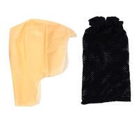 Ipetboom 1 Set Latex Bald Cap with Hair Net Adult Bald Head Cover for Cosplay Makeup and Costume Parties Comfortable Stretchable and Tear Resistant Design for Monks and Nuns