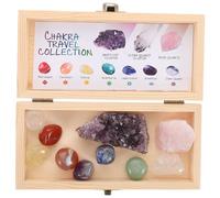 Ipetboom 1 Set Natural Quartz Crystal Specimens Box of Raw Polished Stones for Collectors DIY Crafts and Geology Enthusiasts Unique for Home and Office Decor
