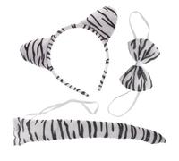 Ipetboom 1 Set Tiger Ear Hairband Bow Tie Charming Animal Costume Accessory for Parties for Adults Create Unforgettable Memories with DIY Fun