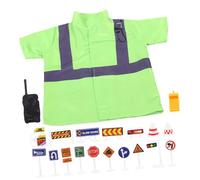 Ipetboom 1 Set Traffic Costume Set Traffic Sign Models Pretend Play Role Playing for Enhance Imagination Social Skills for Themed Parties Career Experiences