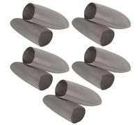 Ipetboom 10 Pcs Anti-sweat Silver Fiber Finger Sleeves for Phone Gaming, Ultra-thin Breathable Touchscreen Thumb Covers with Anti-slip and Oil-proof Features for Mobile Game Accessories