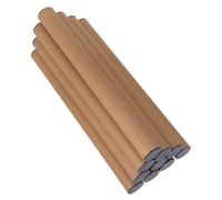 Ipetboom 10 Pcs Poster Carrier Tubes with Caps Round Shipping Tubes for Documents Artwork and Blueprints Cardboard Mailers for Efficient Storage and Secure Transport