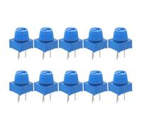 Ipetboom 10 Pcs Through Trimmer Potentiometer Resistor High Precision Adjustable Pcb Breadboard Compatible for Prototyping and Circuit Boards