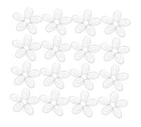 Ipetboom 100 Pairs Clear Nose Pads for Eyeglasses Soft Plastic Flat Plug-in Cushions for Comfortable Anti-Slip Fit Replacement Eyeglass Nose Pieces for Glasses and Sunglasses