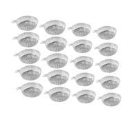 Ipetboom 100Pcs Aluminum Weighing Boats Lightweight Foil Trays for Precise Powder Measuring and Liquid Mixing Portable Lab Equipment for Accurate Chemical and Kitchen Use