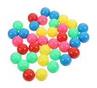 Ipetboom 100pcs Colorful Hollow Plastic Counting Balls Safe for Math Probability Problems Classroom Learning Tools for Marble Games and Gumball Machines