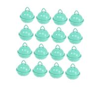 Ipetboom 100PCS DIY Christmas Bells for Jewelry Making Bright Green Small Bells for Holiday Decorations Wedding Crafts Gift Packaging Vibrant Sound Quality