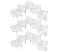 Ipetboom 100pcs Fish Tank Corner Protector Aquarium Edge Protectors Plastic Right-Angled Edge Guard Soft Plastic Material Preventing Injuries Protective Barrier for Homes and Schools