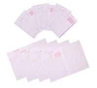 Ipetboom 100pcs Government Service Exam Answer Sheets Machine Readable Civil Service Practice Cards with Structured and Ink Absorption for Multiple Choice Essay Writing Suitable for