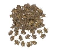 Ipetboom 100pcs Graduation Cap Charms Zinc Alloy Mini Pendants for Jewelry Making Tassel Pendants for Bracelets Necklaces Earrings Keychains and Craft Accessories