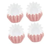 Ipetboom 100Pcs High Temperature Resistant Cupcake Liners Disposable Baking Cups for Muffins and Desserts Pink Greaseproof Paper Wrappers Practical Kitchen Cake Cases for Bakery Party and