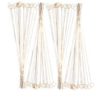 Ipetboom 100pcs Metal Floral Place Card Holder Sticks with Wire Photo Clips for Wedding Bouquet Arrangements Multipurpose Memo and Picture Holders for Table Centerpieces Event and Home