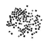Ipetboom 100pcs Momentary Push Button Switch Replacement Kit High Precision Tactile Circuit Board Buttons for Stable Reliable Operation and Electronic Repair Components