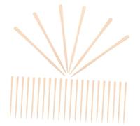 Ipetboom 100pcs Nose Hair Wax Sticks Single Use Body Hair Removal Kit Hard Soft Wax Applicators for Spa Home Care