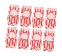 Ipetboom 100Pcs Paper Popcorn Bags Multi Function Snack Holders for Parties Portable Oil Resistant Design for Popcorn French Fries and Events