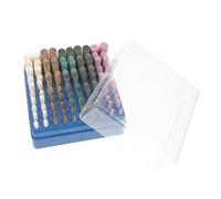 Ipetboom 100pcs Rotary Polishing Bits Shank Mixed Abrasive Buffing Tips Grinding Wheels for Power Tools Polishing and Grinding Tasks