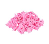 Ipetboom 100PCS Star-Shaped Pin Backings Plastic Clutch Keepers for Badge Pins Lightweight Secure Holders for Lapel Uniform Collar Accessories