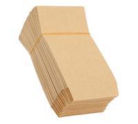 Ipetboom 100Pcs Thickened Kraft Paper Seed Bags with Adhesive Seal Multi-functional Vintage Storage Pouches for Corn Rice Oilseed Garden Kraft Paper Packaging for Seed Preservation