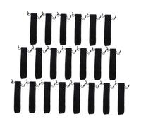 Ipetboom 100pcs Velvet Pencil Case Portable Drawstring Pen Holder Lightweight Writing Tool Organizer for Office Supplies and Korean School Supplies for Carrying Writing