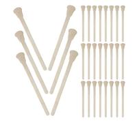 Ipetboom 100pcs Wooden Nose Wax Applicators Disposable Waxing Sticks Small Wooden Wax Tools for Beauty Salons and Home Use, Not Easily Broken and Prevent Cross-contamination