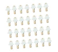 Ipetboom 100pcs Wooden Photo Clamps with Creative Five Point Star Design Mini Clips for Photo Display Memo and Note Holding Decorative Craft Pegs for Weddings Parties and Festivals