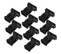 Ipetboom 10pcs 1P Small Circuit Breaker Mounting Bracket Plastic MCB Base Mount Holder Panel Buckle for Air Switches Concealed Breaker Fixing Frame for Home and Office