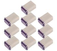 Ipetboom 10pcs 25A Micro Square Automotive Fuse Kit, Mini Low Profile Plastic Car Fuses for Circuit Protection, Vehicle and Truck Use