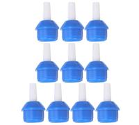 Ipetboom 10Pcs Aluminum Desoldering Sucker Nozzle Heads High Vacuum Pump Replacement Tips Blue for Large Soldering Vacuum Pumps DIY Electronics Maintenance