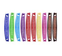 Ipetboom 10pcs Assorted Color Hair Clips for Reusable Hair Barrette Clips Made of Sturdy Propylene with Simple Design to Hold in Place for Season Or Occasion Assorted style