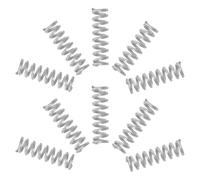 Ipetboom 10pcs Ballpoint Pen Spring 0.59x0.16in Stainless Steel Compression