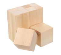 Ipetboom 10pcs Basswood Carving Blocks Unfinished Wood for DIY Crafts Natural Grain Whittling Blocks Stable and Easy to Work for Beginners and Woodworkers