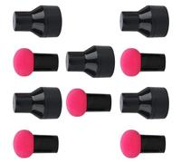 Ipetboom 10pcs Beauty Sponge Makeup Sponges Handles Mushroom Head Dry and Wet Makeup Puff Dual-use Puff for Foundation Applicator and Applicator Use