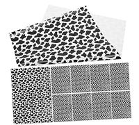 Ipetboom 10pcs Cow Print Wrapping Paper Black White Decorative Packaging Paper for Gifts Crafts Flower Boxes Multipurpose DIY Candy and Party Favor Wrap