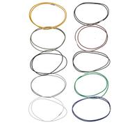 Ipetboom 10pcs Elastic Trash Bag Securing Straps 70cm Garbage Can Retaining Bands for Kitchen Bathroom Waste Bin Holder Multi-color Random Color