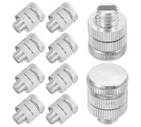 Ipetboom 10pcs Electric Fence Wire Connectors Split Bolt Aluminum Alloy Clamp for Multiple Wire Types Galvanized Steel and Poly Rope Compatible for Outdoor Use