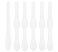Ipetboom 10pcs Facial Mask Spoons Cosmetic Spatulas Plastic Facial Cream Scoops Sampling and Waxing Small Spoons for Skincare and Makeup Application