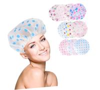 Ipetboom 10pcs Girls Cap Unusual Gifts Women Bathing Cap Hair Protective for Women Ladies
