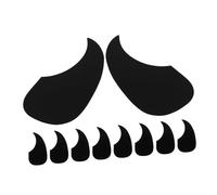 Ipetboom 10pcs Guitar Pick Guard Waterdrop Acoustic Self-adhesive Scratch Plate Protector for Guitars Accessories