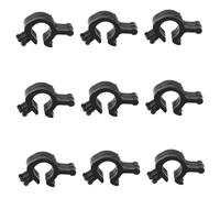 Ipetboom 10pcs Hard Hat Light Cable Clips for Construction Helmet Wire Holder Secure Headlamp Battery Wire Buckles for Mining and Industrial Safety Easy Tool Installation