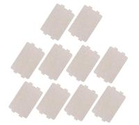 Ipetboom 10Pcs Heat Resistant Microwave Oven Waveguide Mica Insulation Plates for Toasters and Heaters High Temperature Resistant Replacement Accessories
