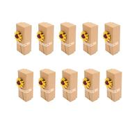 Ipetboom 10pcs Lipstick Packing Boxes Paper Box with Sunflower Design 8.7x5.5x2.8cm Small Delicate Paper Holder for Holiday and Wedding Wrapping