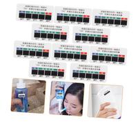 Ipetboom 10Pcs Liquid Strips for Saline Accurate Measurement for Nasal Rinsing Easy to Read Stickers for Personal Clinical Use
