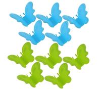Ipetboom 10pcs Magnetic Silicone Oven Gloves Heat Resistant Pot Holder Mitts for Kitchen Baking Microwave Non-slip Protective Cooking Pinch Mitt for Men and Women