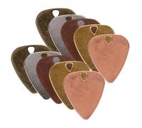 Ipetboom 10pcs Metal Guitar Picks Thumb Picks for Electric and Acoustic Guitars Durable and Stylish Antique