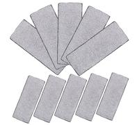 Ipetboom 10pcs Microfiber Replacement Mop Pads 33x12cm Hook and Loop Mop Cloths for Efficient Floor Cleaning Suitable for Home and Commercial Use