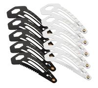 Ipetboom 10pcs Multifunction Stainless Steel Hairpins and Barrettes for Women Silver and Black Bobby Clips Portable Styling Accessories for Daily Use and Outdoor Activities