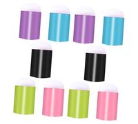 Ipetboom 10pcs Nail Art Sponge Blocks Gradient Shading Pen Tips for Manicure Replacing Head Sponge Dotting Glue Pen Alternative Safe Supple Material