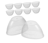Ipetboom 10pcs Portable Eye Bath Cups Soft Material for Gentle Eye Cleaning Ergonomic Reusable Design for Removing Debris and Foreign Particles Suitable for Travel and Care