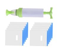 Ipetboom 10pcs Printer Filament Vacuum Compression Storage Bags with Manual Air Pump Double Seal Moisture Dust Resistant Drying Pouch for Abs Pla Petg Supplies