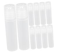 Ipetboom 10pcs Refillable Roller Ball Essential Oil Bottles Portable Travel Aroma Containers Leak- Each for Perfumes and Liquids for Travel and Daily Use